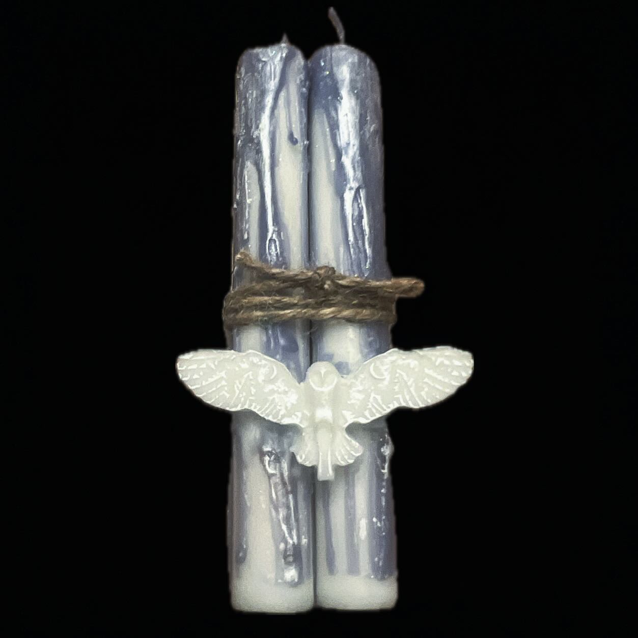 Snow Owl Tapered Candles