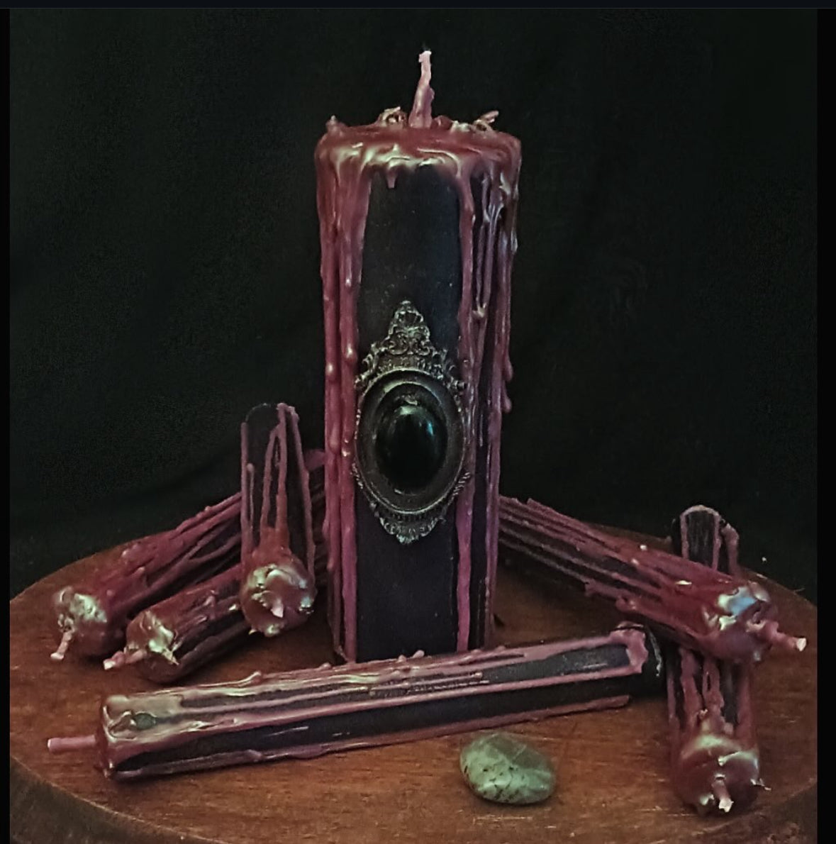 Scrying Pillar Candle