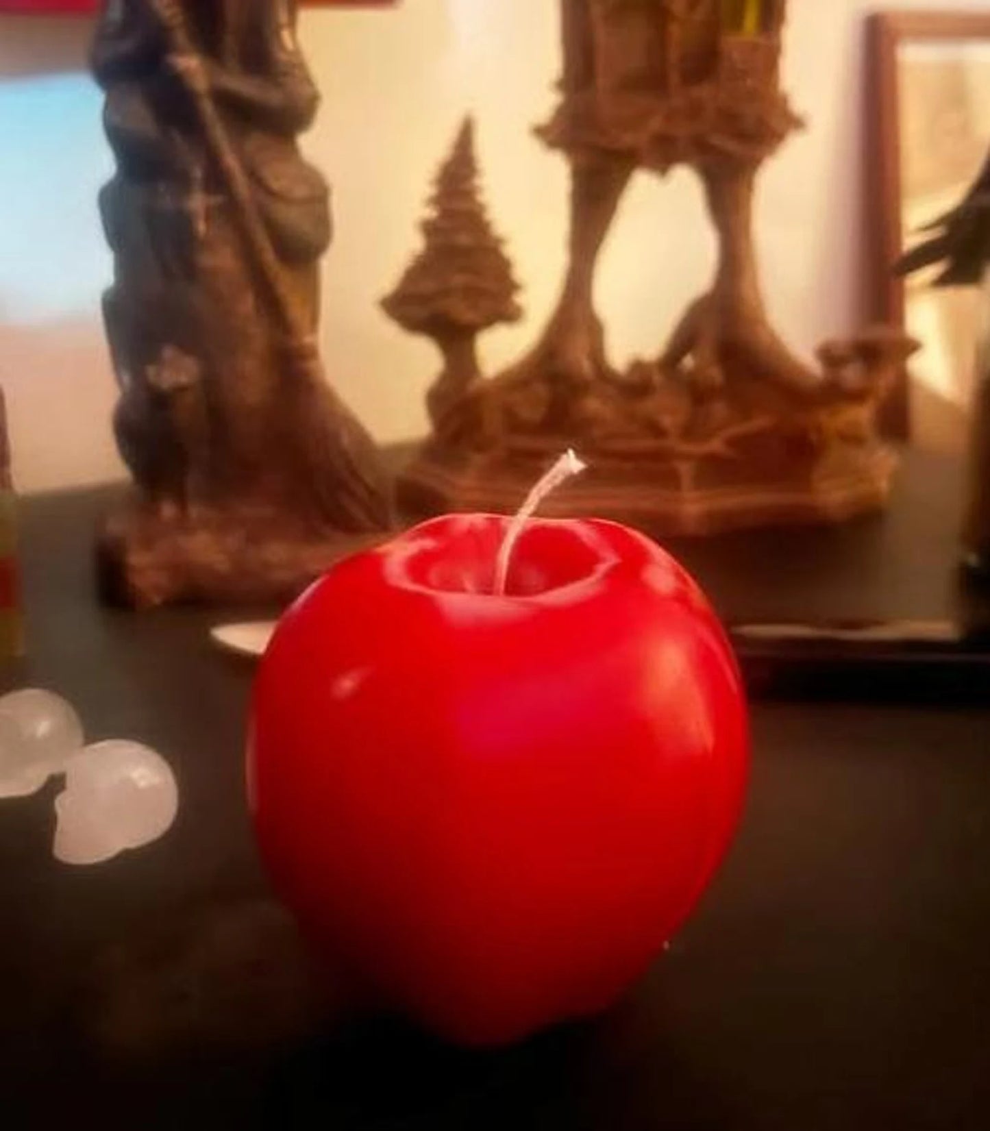 Apple Sculpted Candle