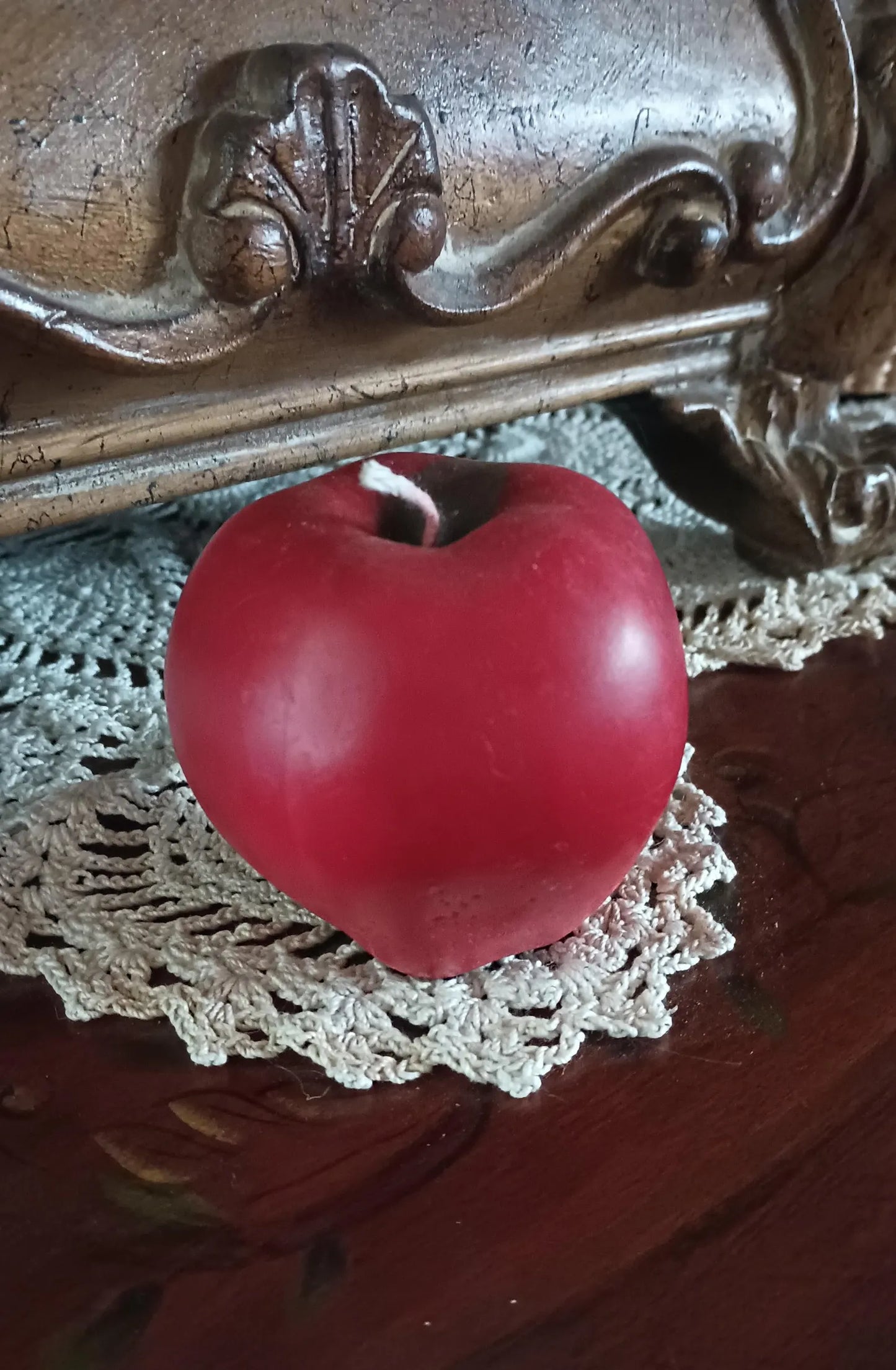 Apple Sculpted Candle