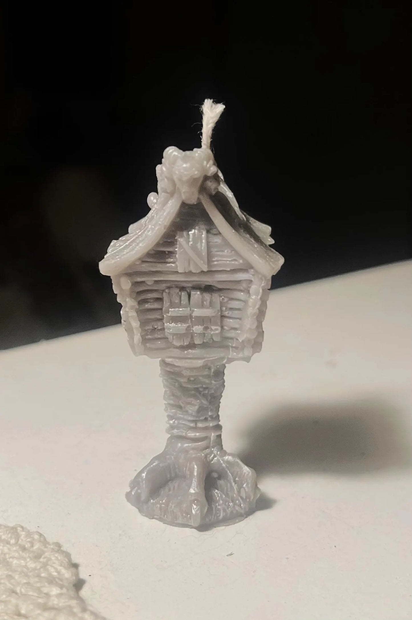 Baba Yaga's Hut Sculpted Candle