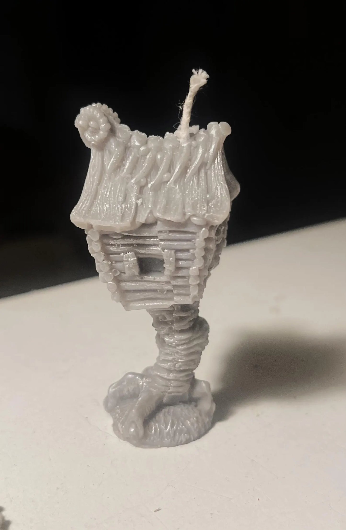 Baba Yaga's Hut Sculpted Candle