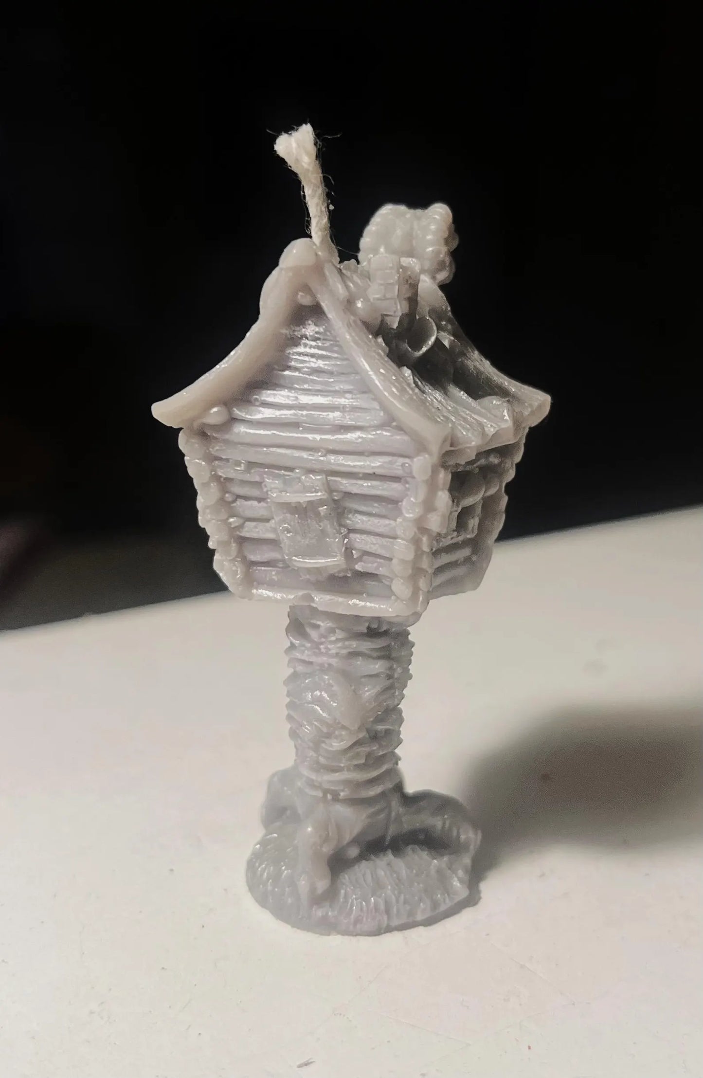 Baba Yaga's Hut Sculpted Candle