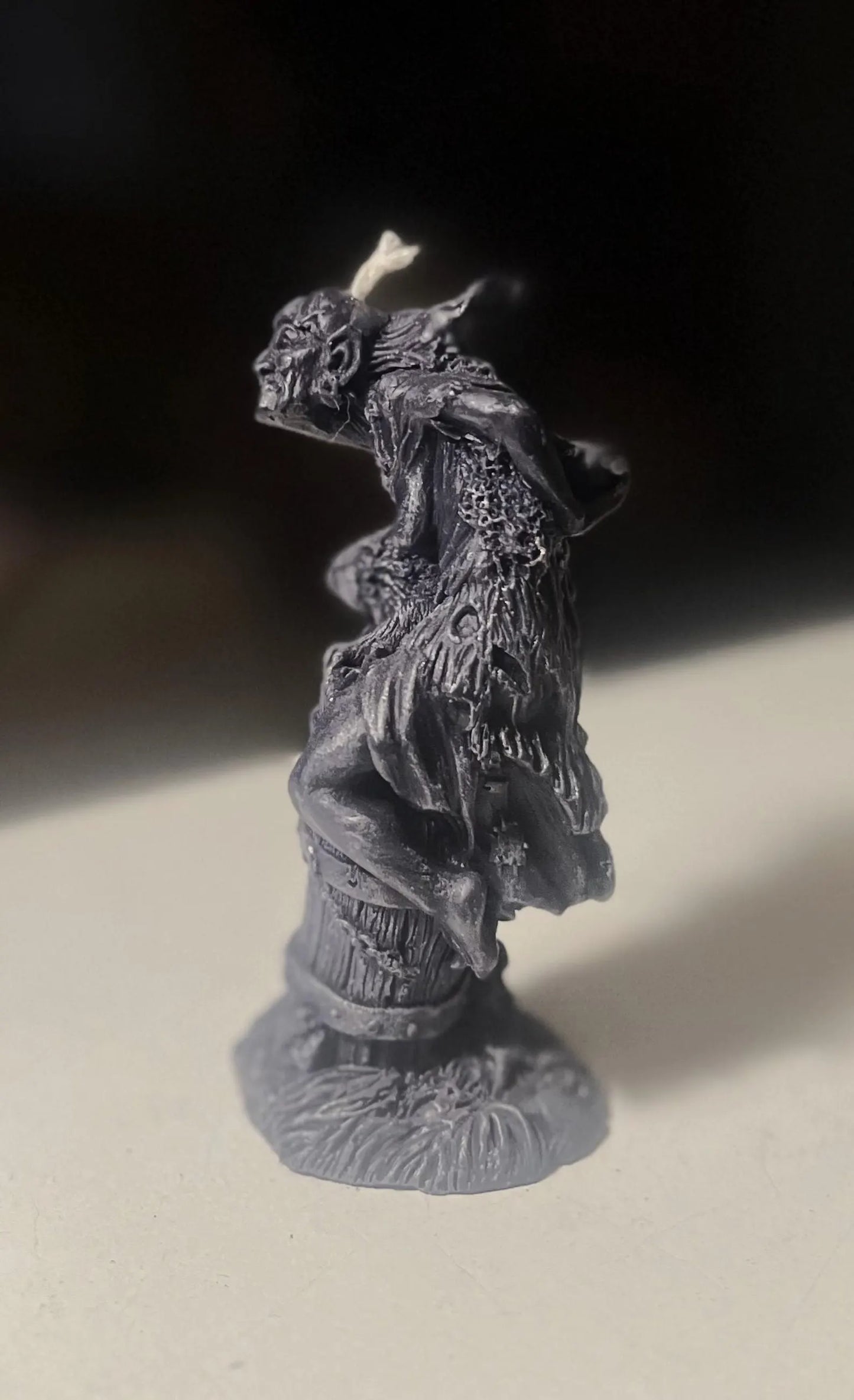 Baba Yaga Sculpted Candle