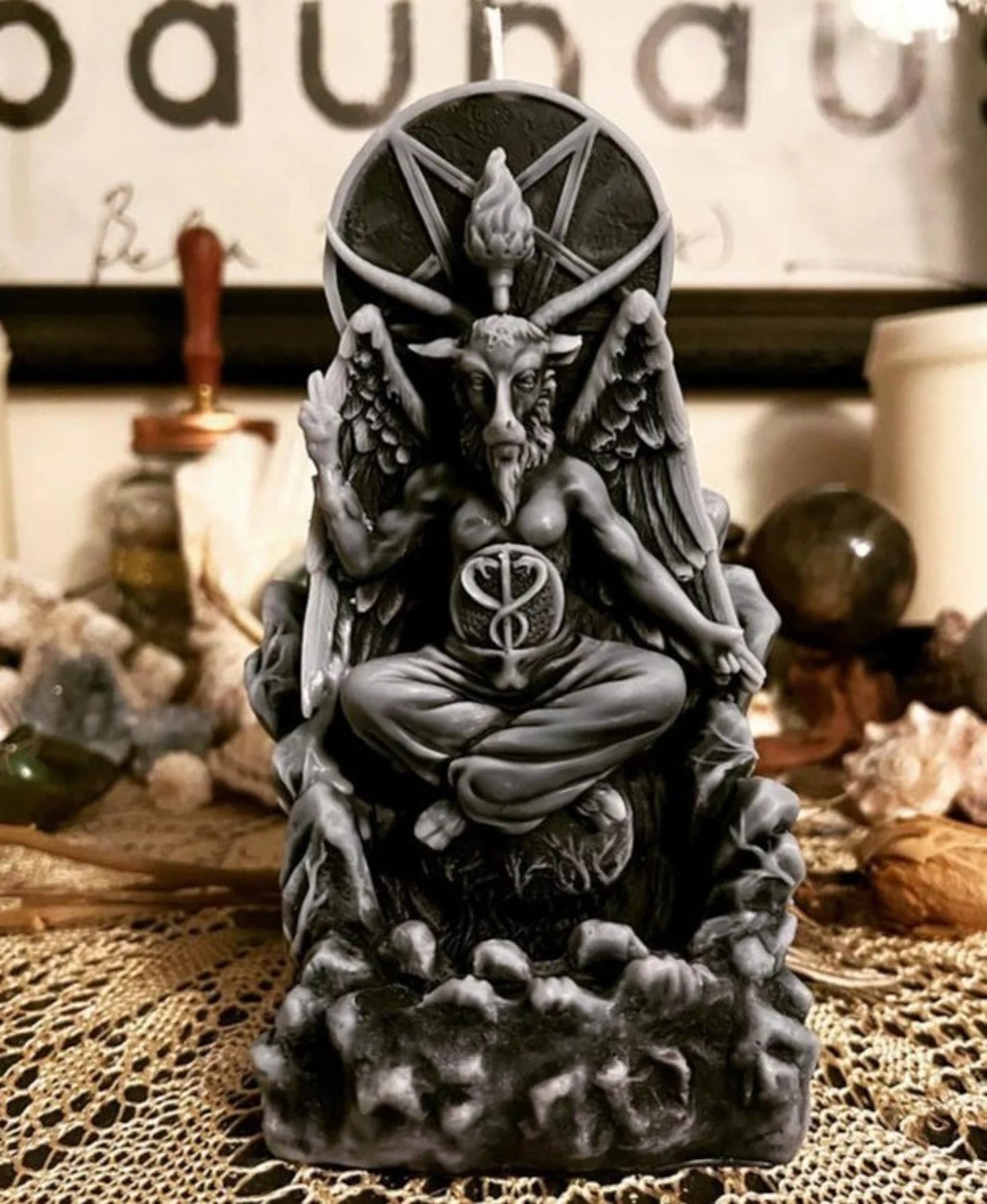 Baphomet Sculpted Candle