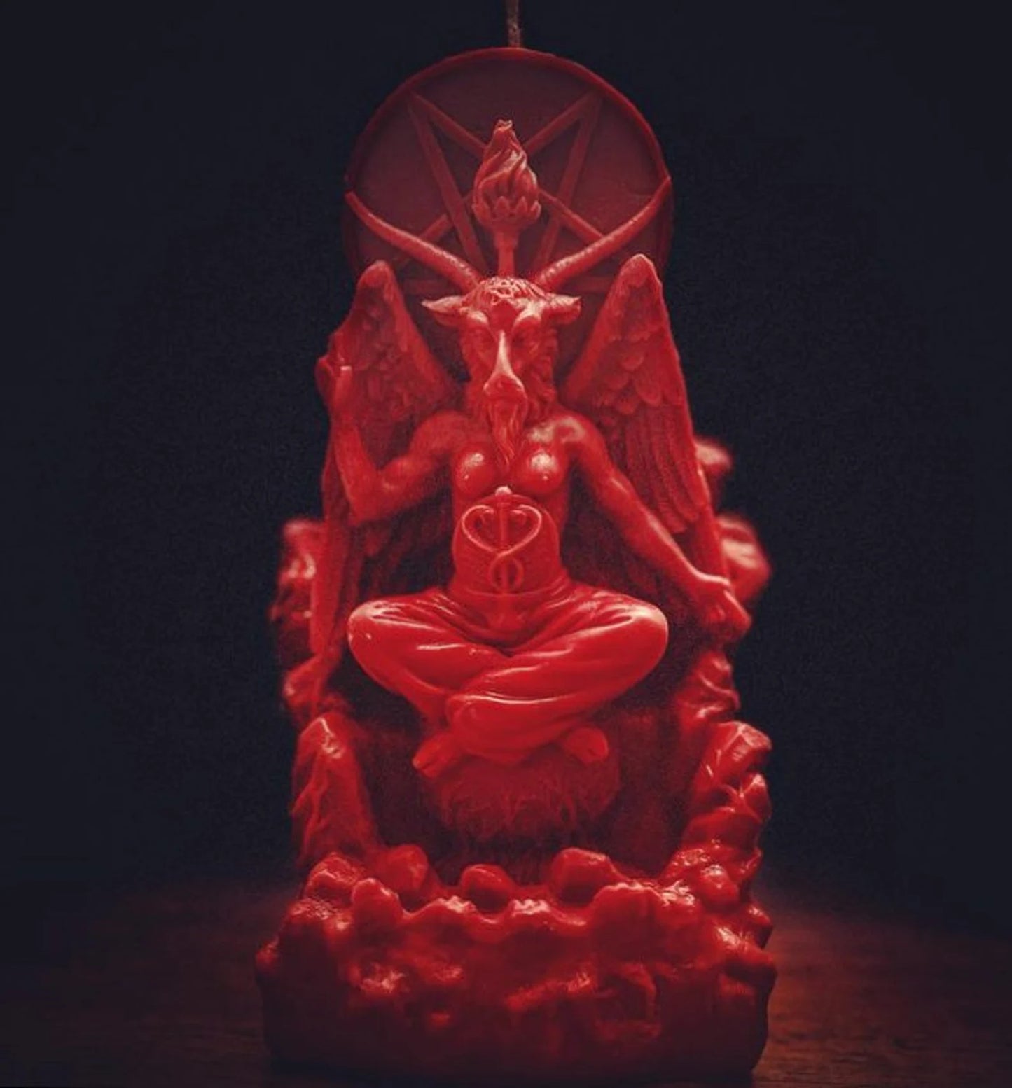 Baphomet Sculpted Candle