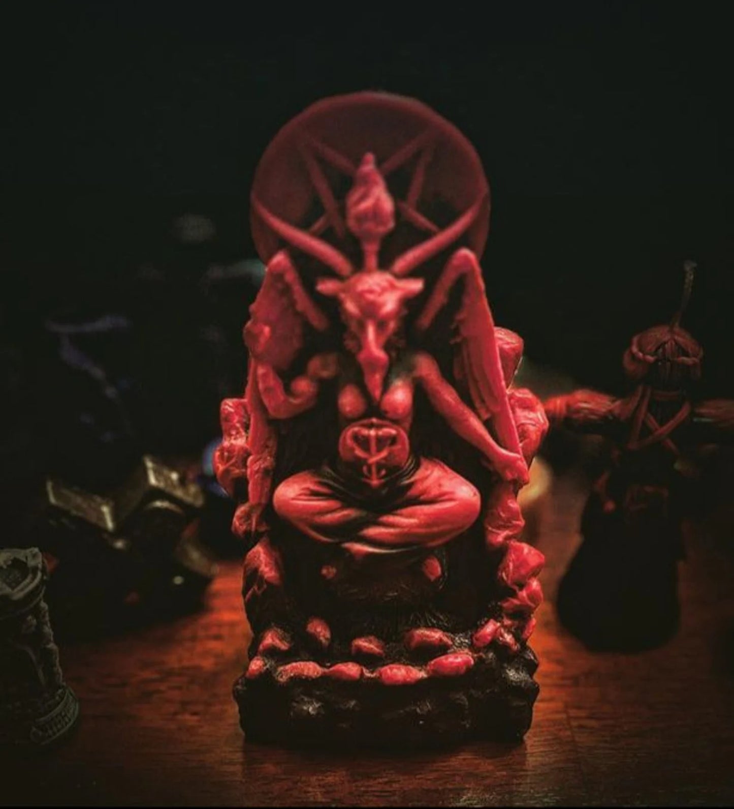 Baphomet Sculpted Candle