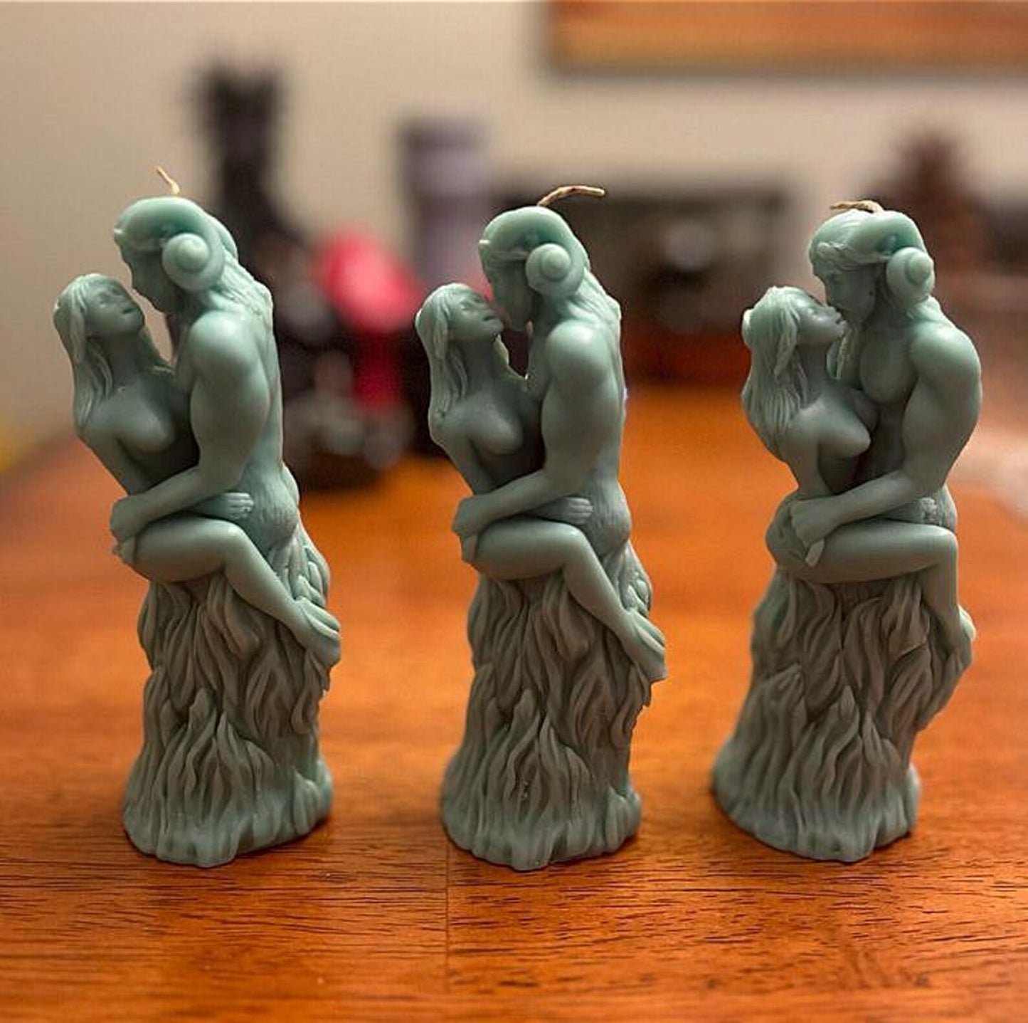 Cernunnos and Beltane Sculpted Candle