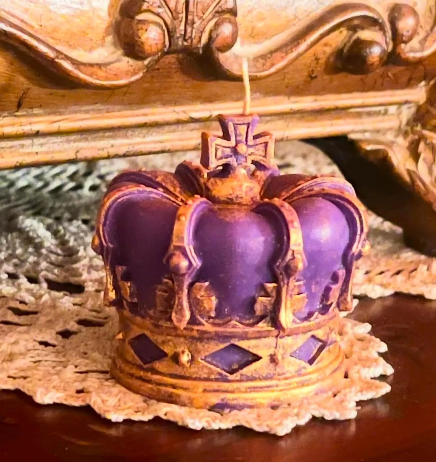 Crown of Success Sculpted Candle
