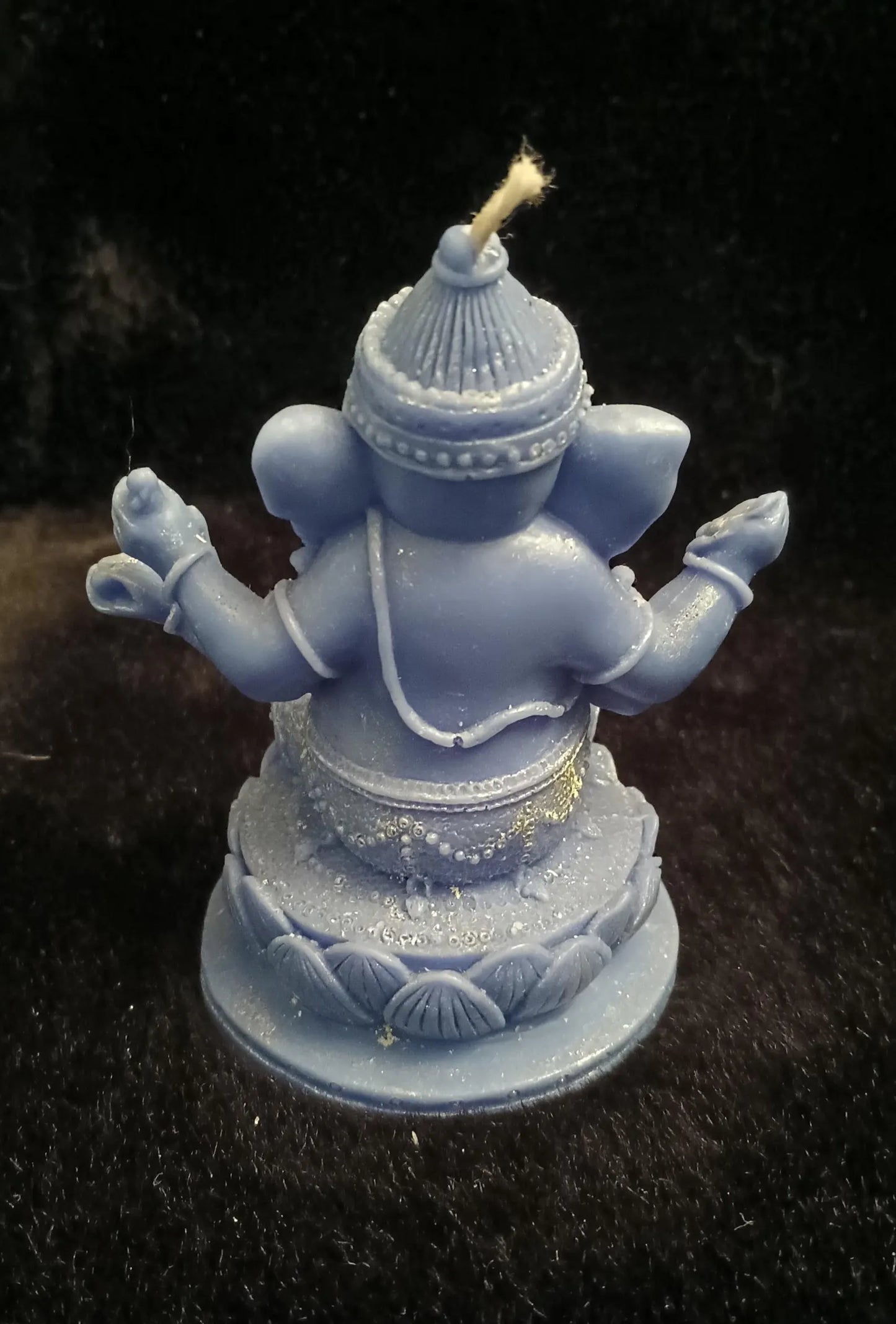 Lord Ganesha Hindu God Sculpted Candle