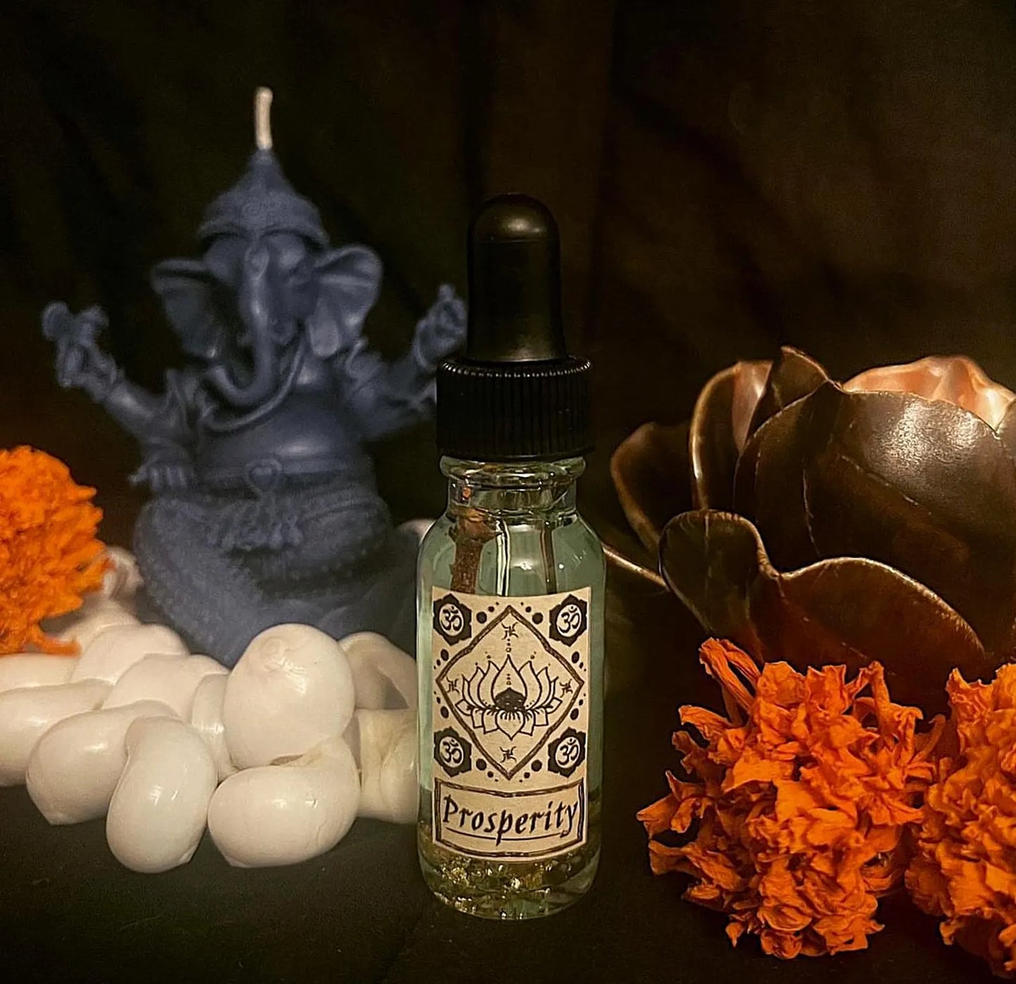 Lord Ganesha Hindu God Sculpted Candle