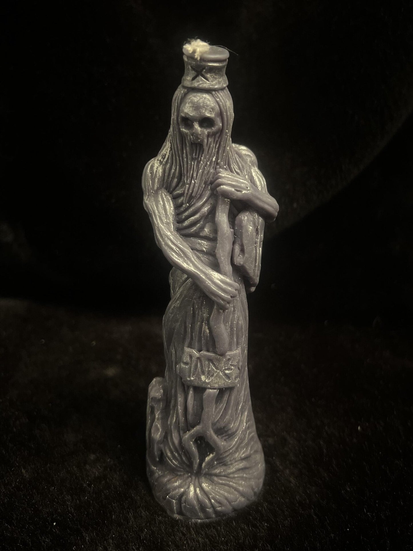 Hades Greek God Sculpted Candle