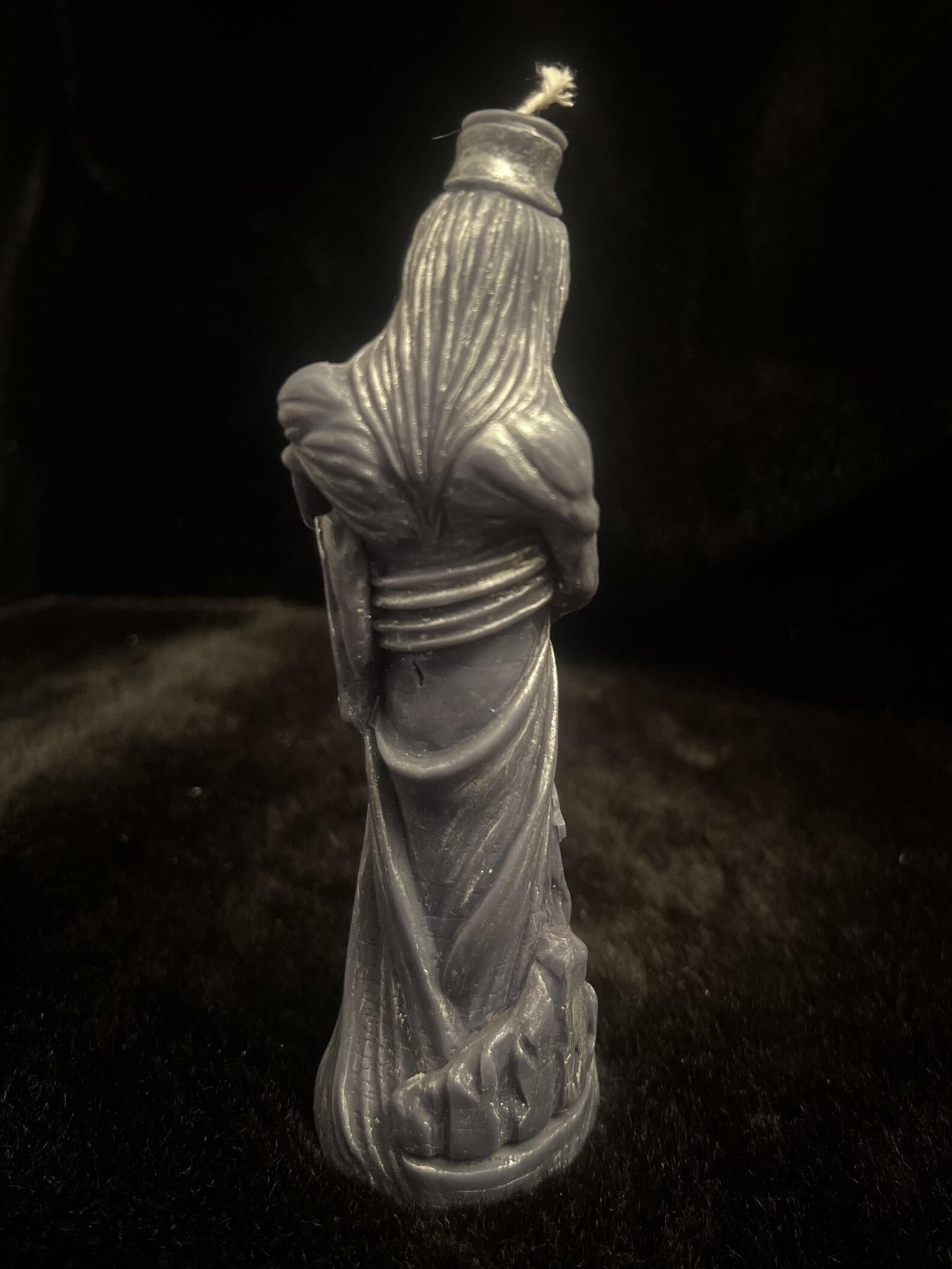 Hades Greek God Sculpted Candle