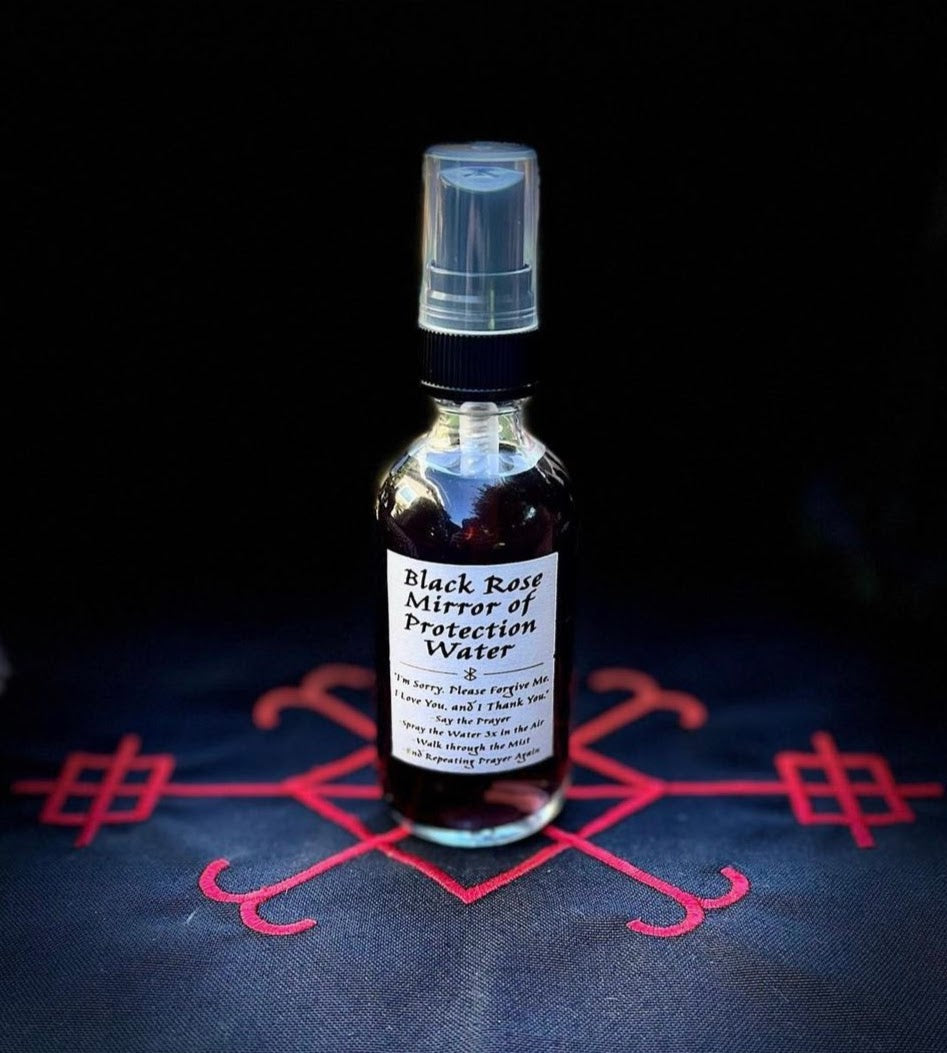 Black Rose Mirror of Protection Water Spray