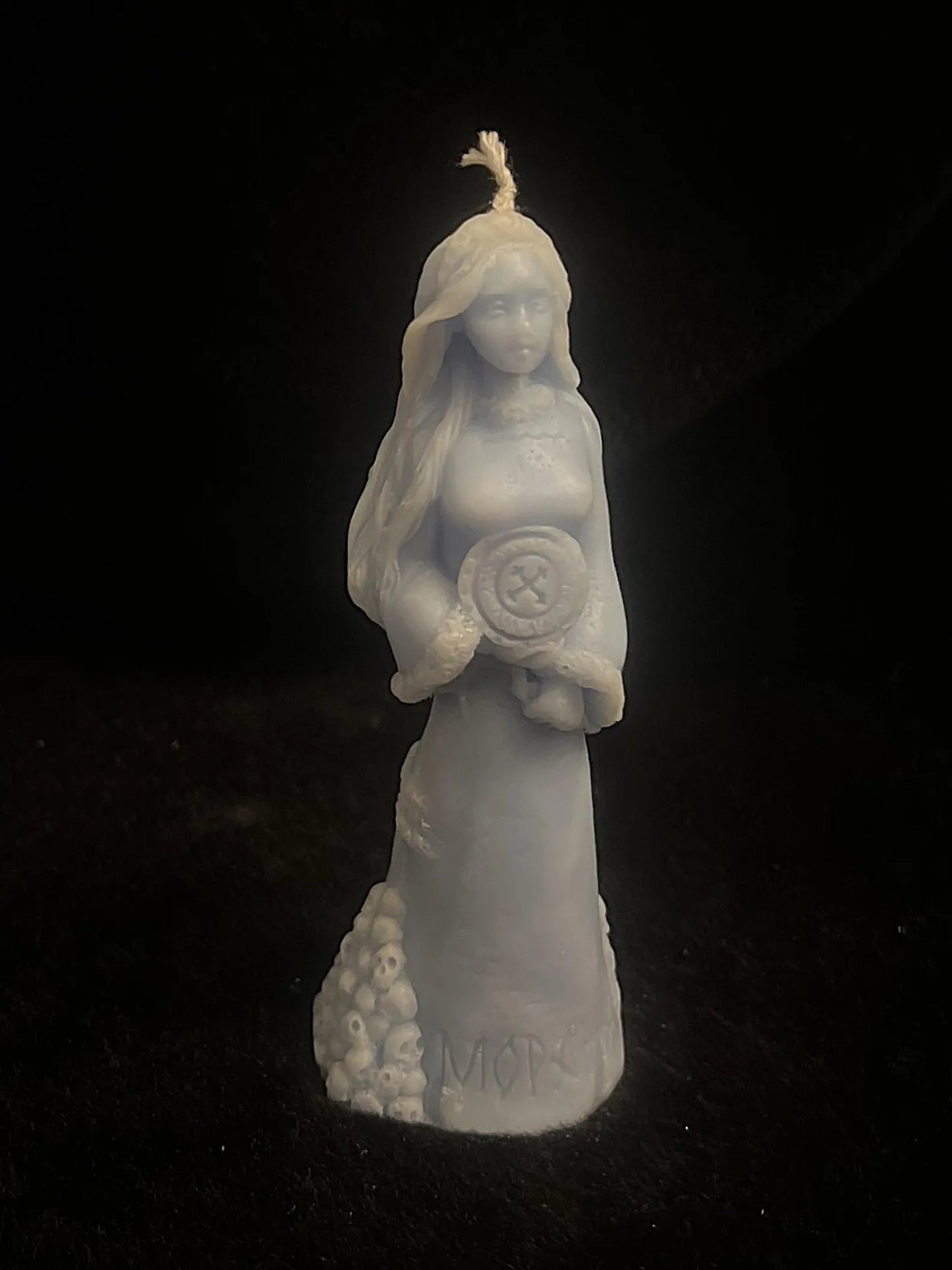 Marzanna Slavic Goddess Sculpted Candle