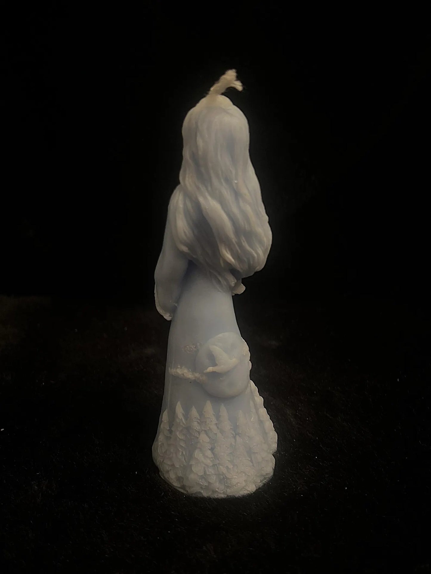 Marzanna Slavic Goddess Sculpted Candle
