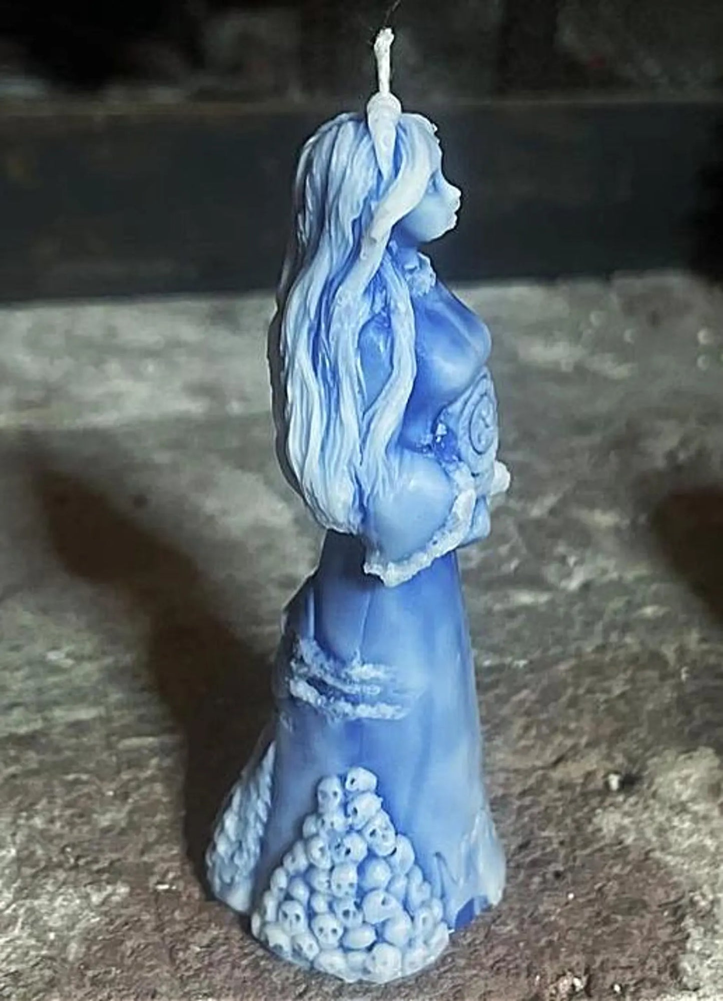 Marzanna Slavic Goddess Sculpted Candle