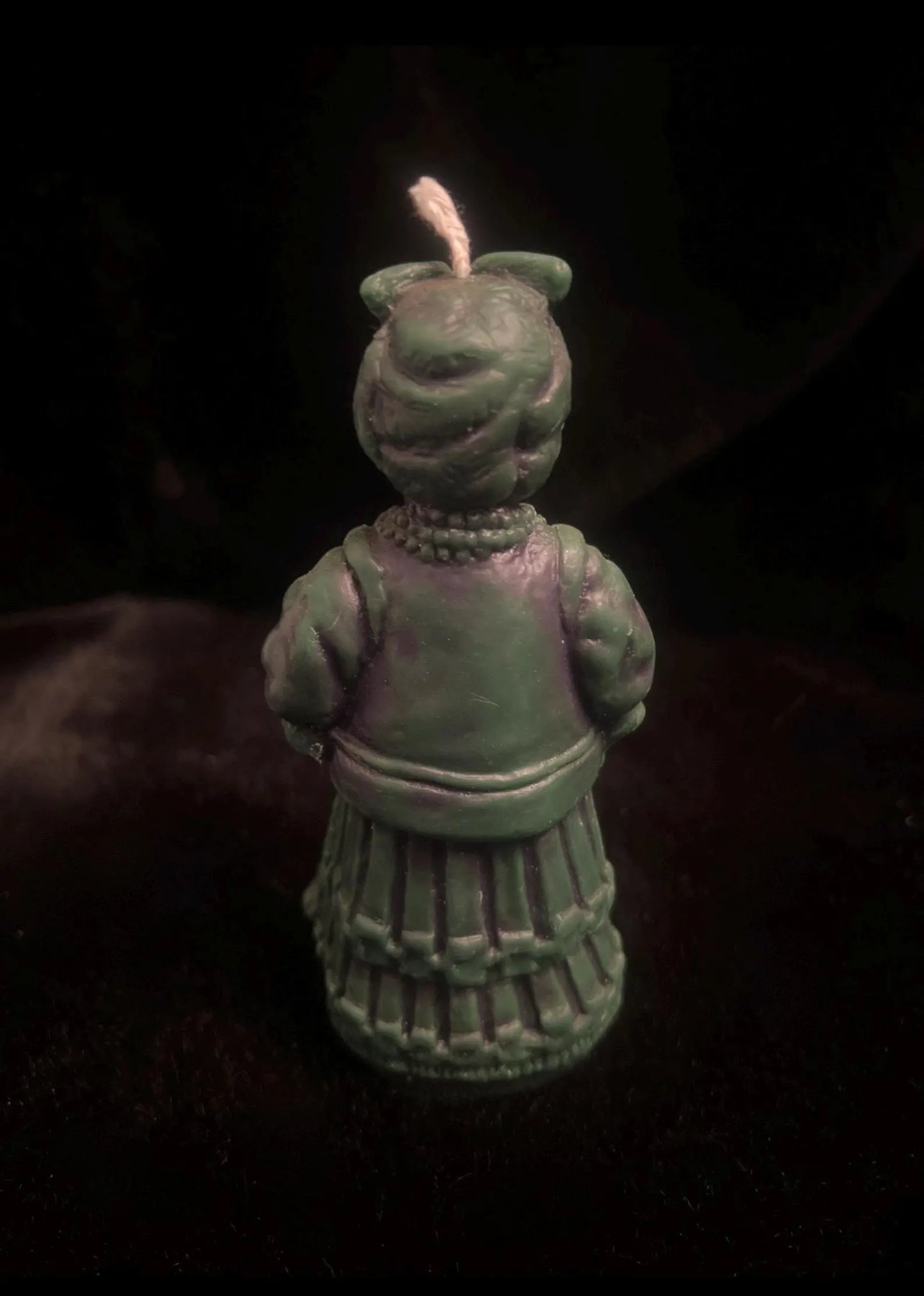 Slavic Baba Kitchen Witch Sculpted Candle