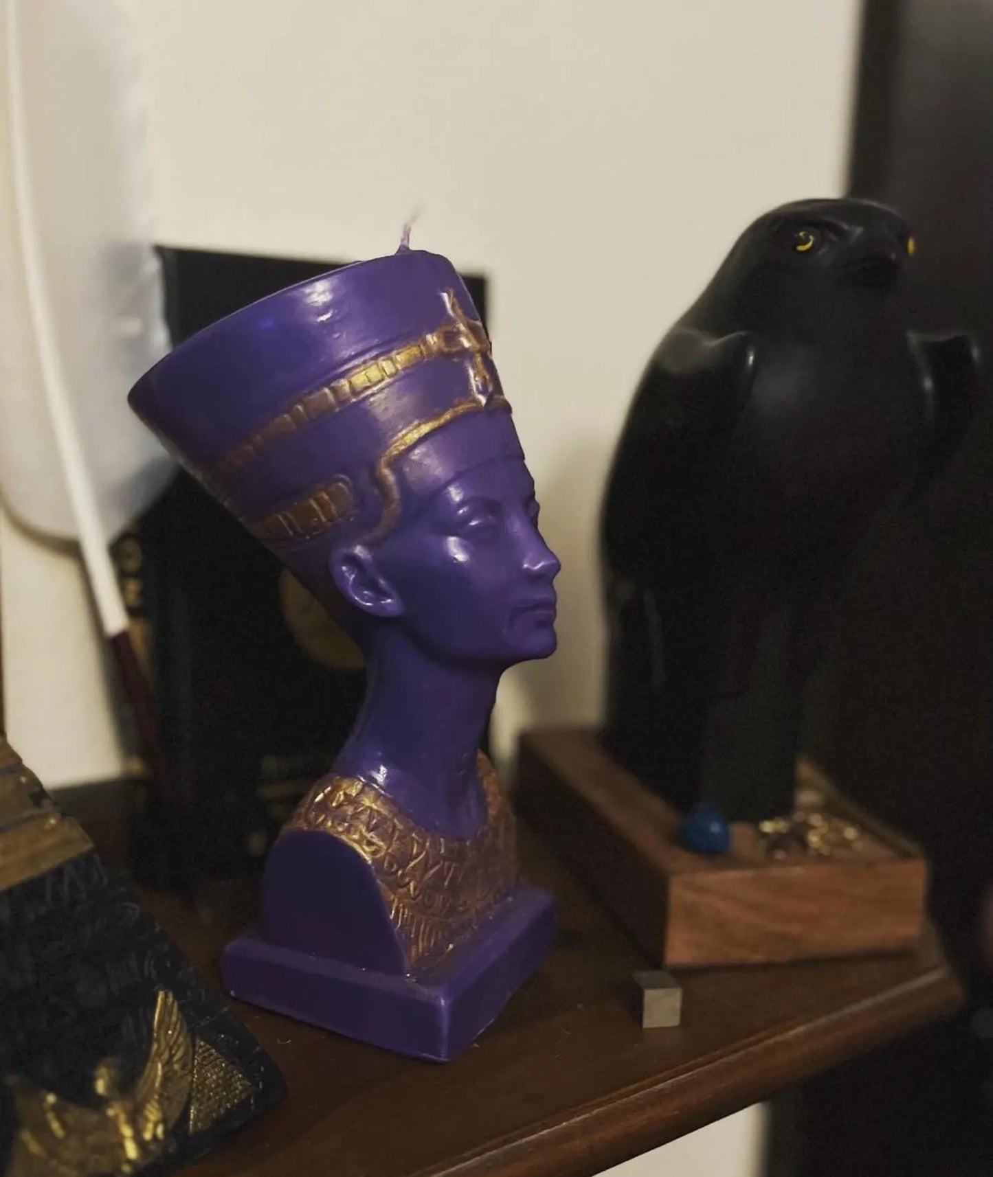 Large Nefertiti Sculpted Candle