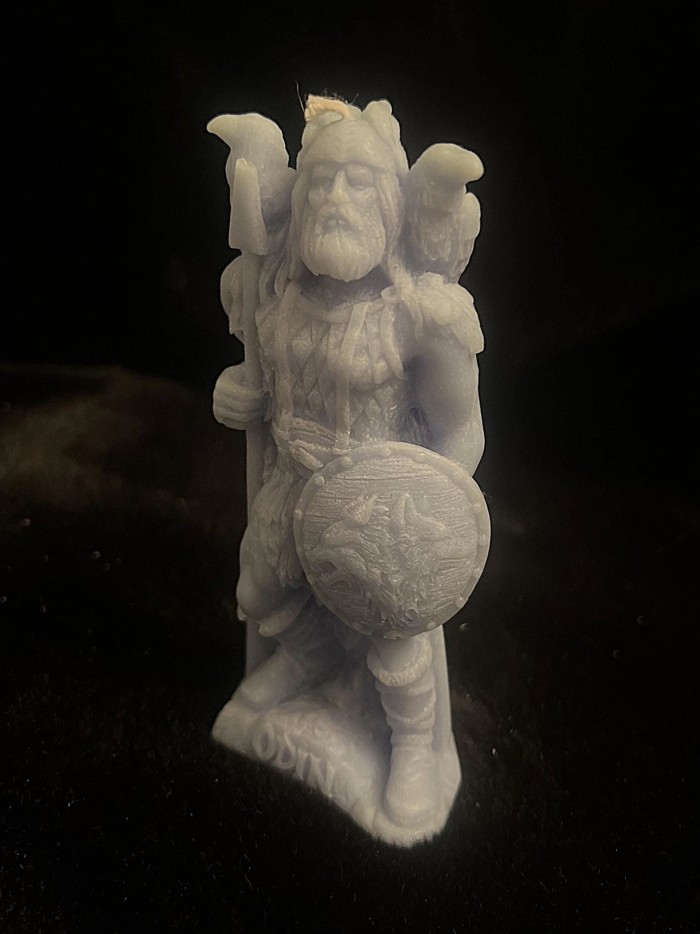 Odin Norse God Sculpted Candle