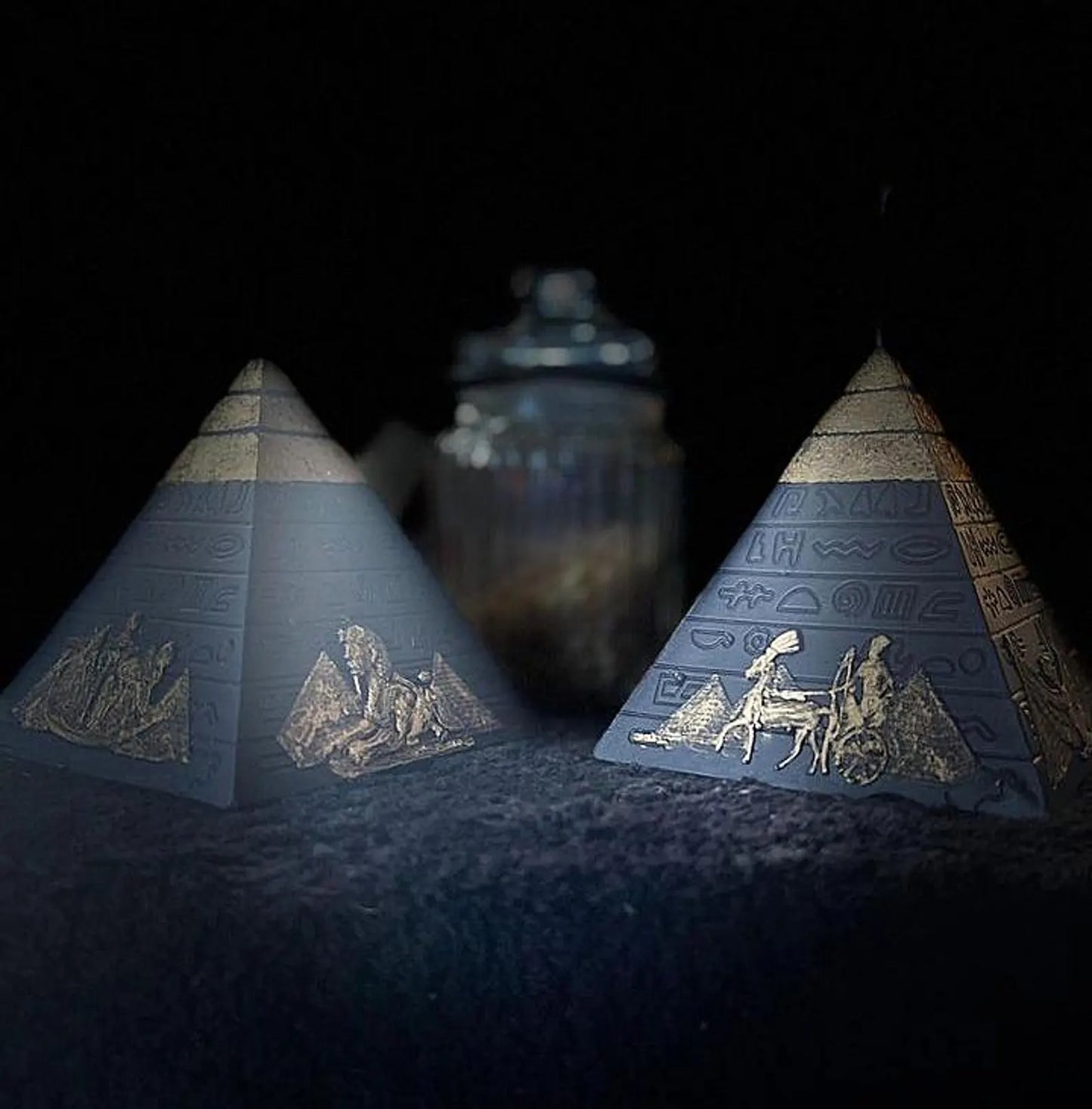 Egyptian Pyramid Sculpted Candle