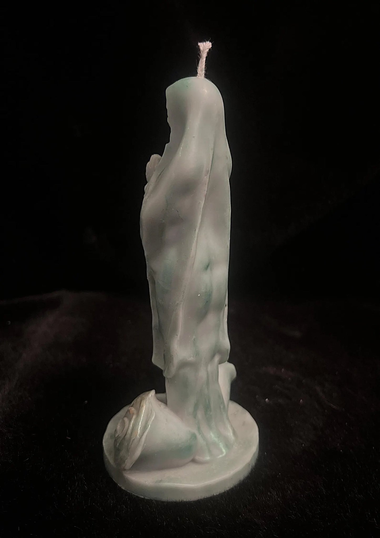 Santa Muerte Sculpted Candle