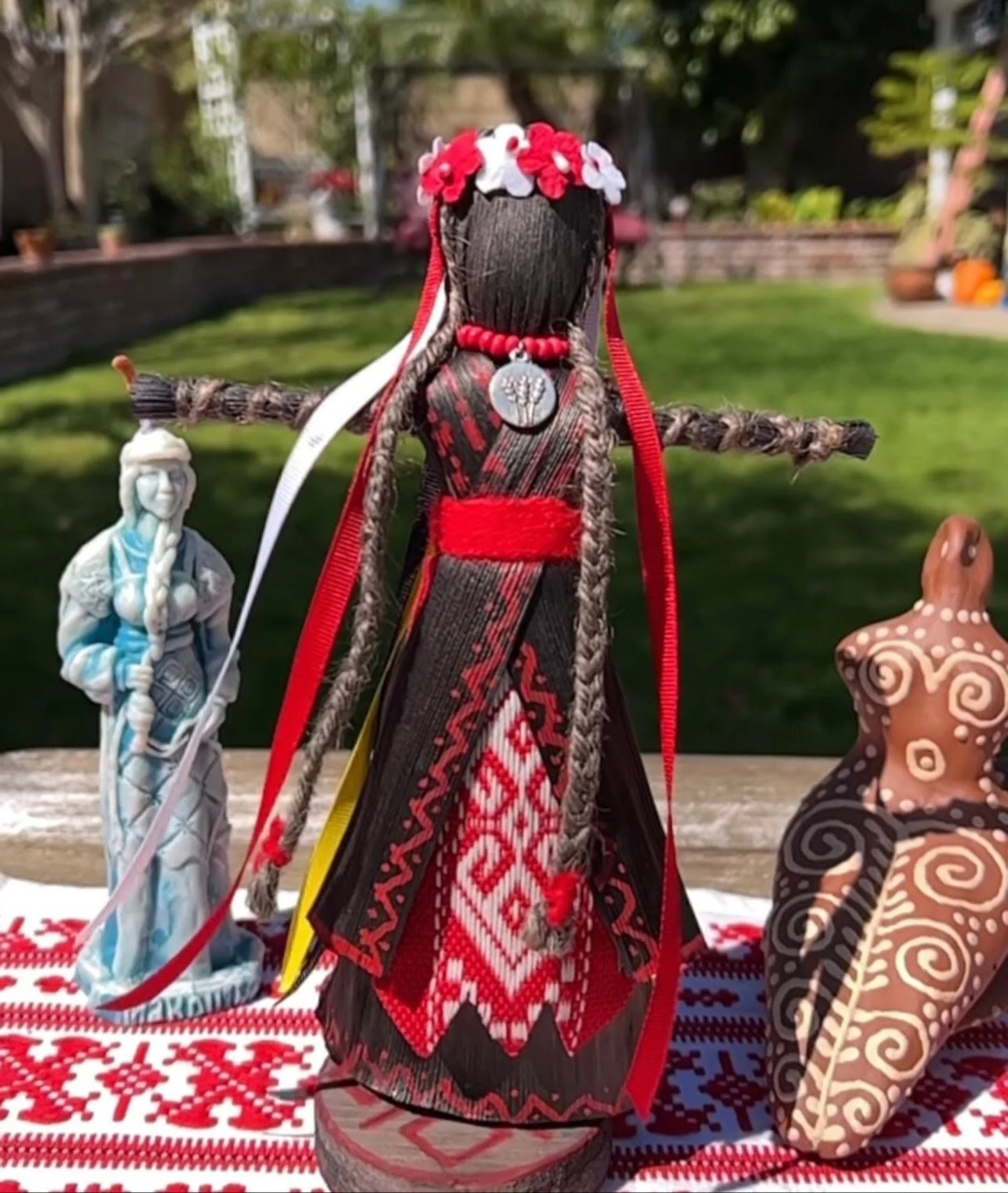 Slavic Maiden Cornhusk Doll #2