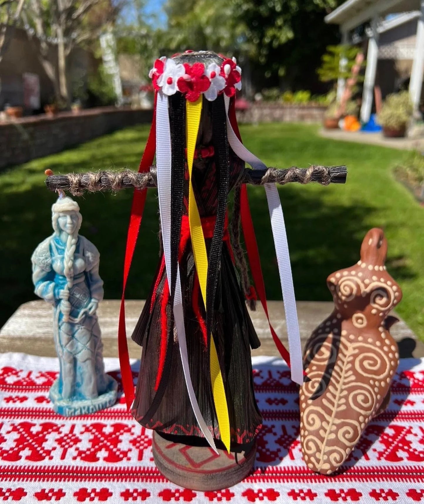Slavic Maiden Cornhusk Doll #2