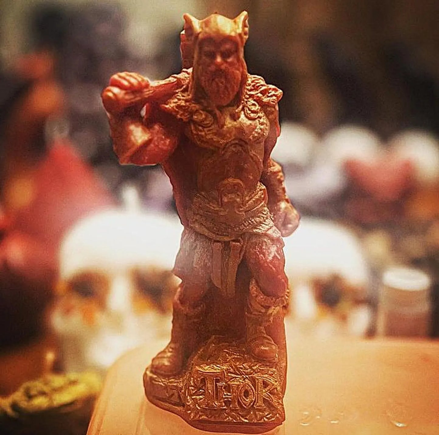 Thor Norse God Sculpted Candle