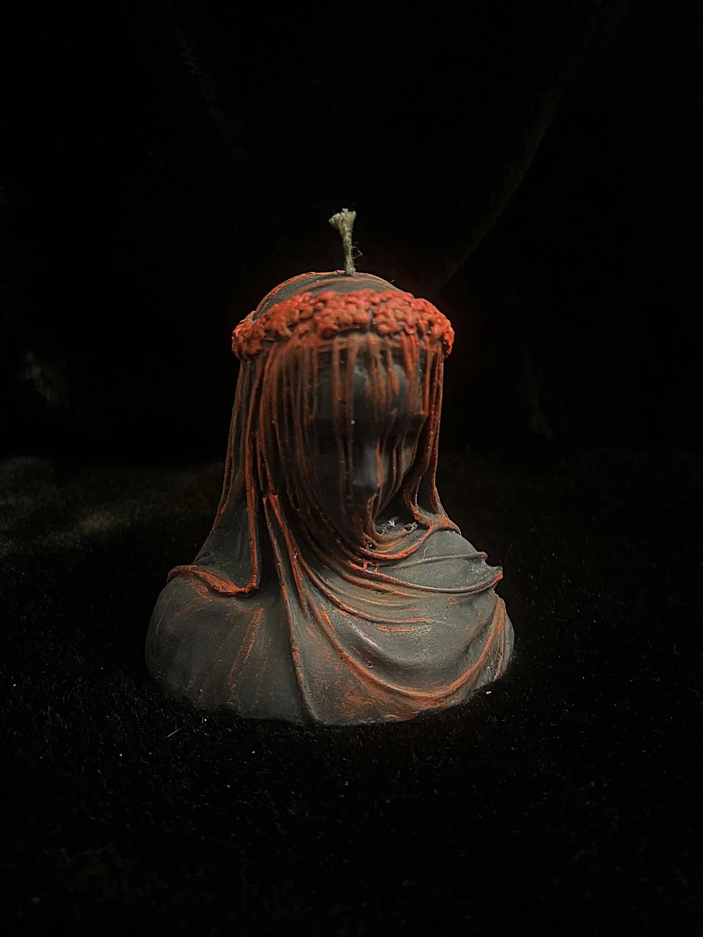 Veiled Lady Sculpted Candle