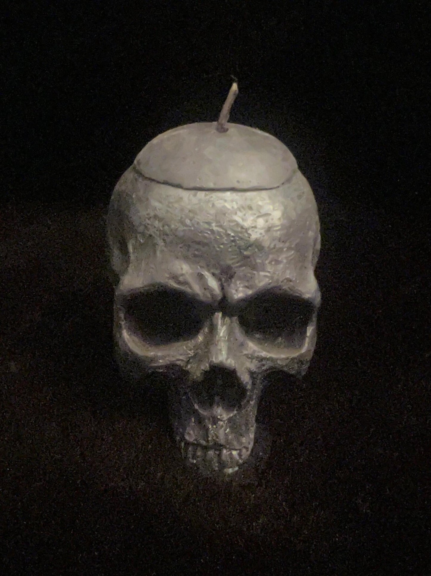 Loadable Skull Sculpted Candle