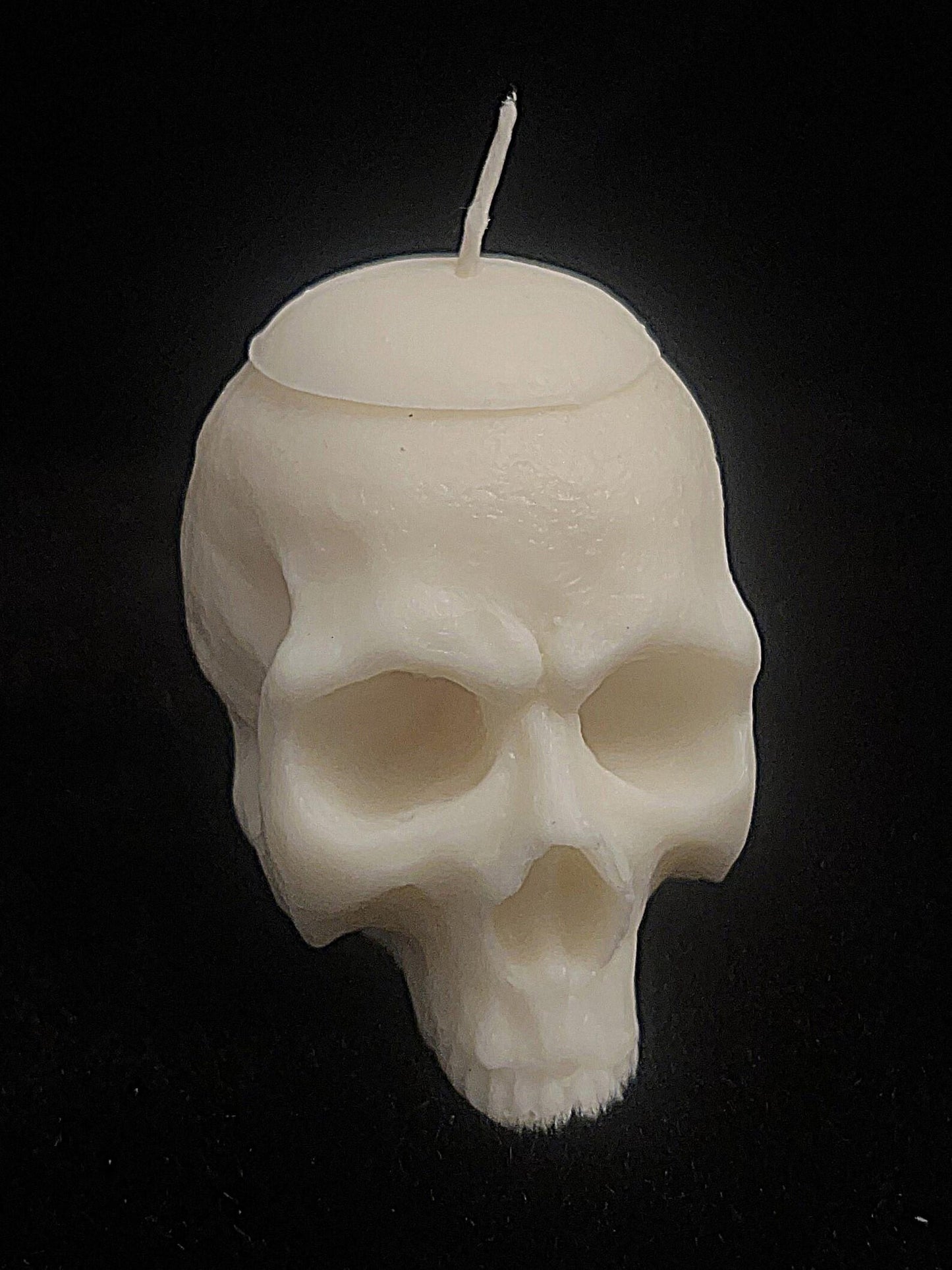 Loadable Skull Sculpted Candle