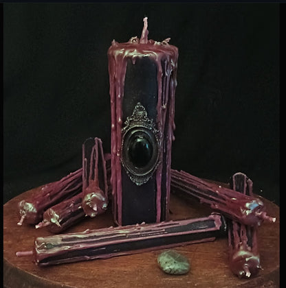 Scrying Pillar Candle