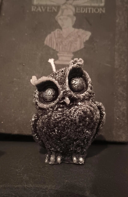 Owl Sculpted Candle